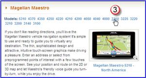 Magellan Maestro 3250 GPS Unit